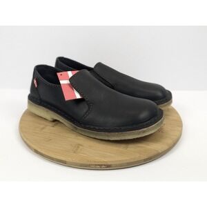 Duckfeet Shoes Falster Black Loafers Men 9.5 10 Leather Crepe Sole Slip On EU 43
